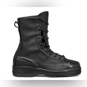 Belleville Black Leather Combat Boots